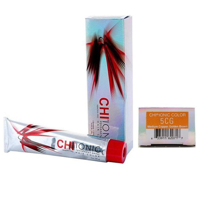 CHI Ionic 5Cg Medium Copper Golden Brown Permanent Shine Color