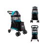 PETIQUE Pet & Pets Double Decker Pet Stroller, 11.53 Pound, Teal
