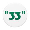 "Rolling Rock White ""33"" Logo PopSockets Stand for Smartphones & Tablets "