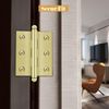 Deltana Ch2520u3 Cabinet Hinge With Ball Tips, Bright Brass