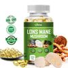 Organic Lions Mane Mushroom Capsules Nootropic Brain Memory Focus Immune Support