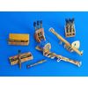 Plus Model 1/35 Panzerschreck w/Blast Shield w/Rockets Crates & Frames (2pc) 275