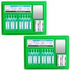 2x Sterile Eye Wash Pod Stations - Wall Mountable Work First Aid Kit