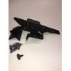 Large Paddle Latch Black Stainless Steel Heavy Duty Kit