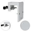 2 Pack Gutter Mount Bracket Compatible with Eufy SoloCam S340/SoloCam E30/ Eufy 4G LTE Cam S330,Solar Security Camera,No Drill Installation Camera Gutter Mount for Outdoor
