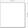 Vsafety Caution, Hot Surface Warning Sign - 200mm x 200mm - 1mm Rigid Plastic