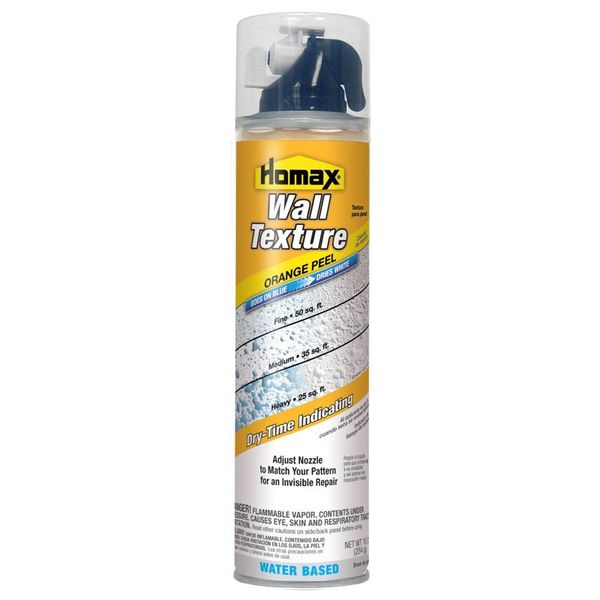 10 oz Water Based Wall Texture Spray Goes on Blue Dries White for Repairs