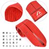 Chang's Power Grip Wrist Strap for Extra Grip Support Strength Training Deadlifting Weightlifting (Red)