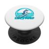 Perfect Wave Dolphin Surfing for Surfers with Surfboard PopSockets Swappable PopGrip
