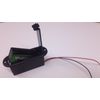 BLACK plastic 9v battery holder with leads - 9 volts - universal replacement   
