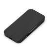 PG-24BGF01BK Glass Flip Case for iPhone16Pro iPhone 16Pro [Black]