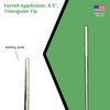 Set of 5 Farrell Applicators, 6.5", Triangular Tip