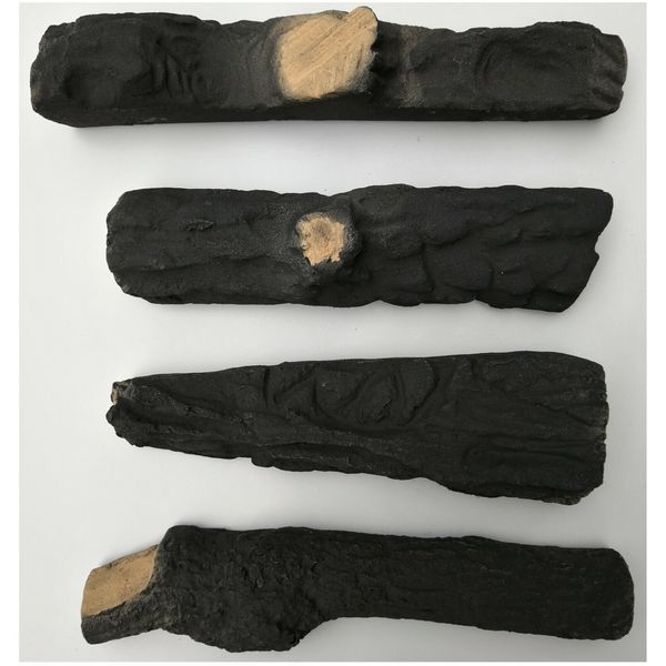 Hmleaf New Style Decorative Ceramic Logs for Gas Ethanol Fireplace ,Firepits