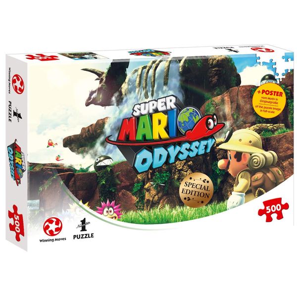 Winning Moves GmbH Super Mario Jigsaw Puzzle, Super Mario Odyssey Fossil Falls