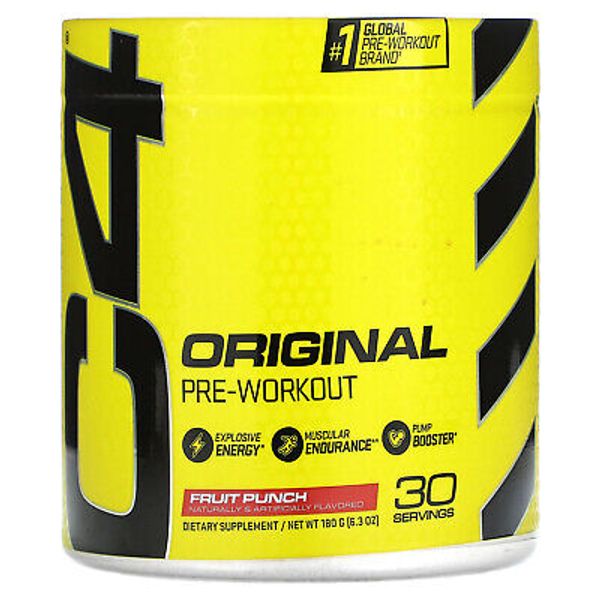 C4 Original, Pre-Workout, Fruit Punch, 6.3 oz (180 g)