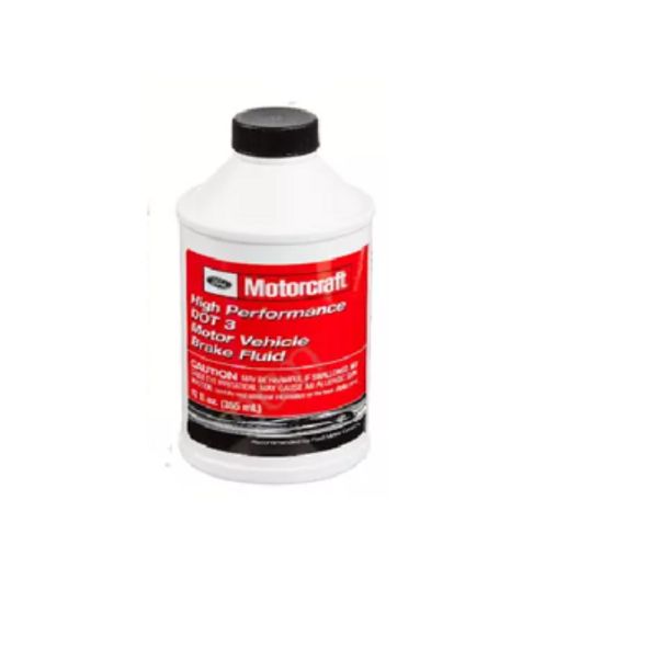 Motorcraft - High Performance DOT 3 Brake Fluid 12 oz (Pack of 3) fits Ford