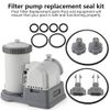 Zafina-UP Filter Pump Replacement Seals Kit Pack 25004/2,500 Gallon for In-tex Pool Filter Pump