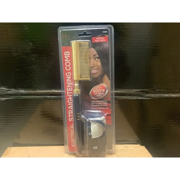 electric straightening comb. 500*F