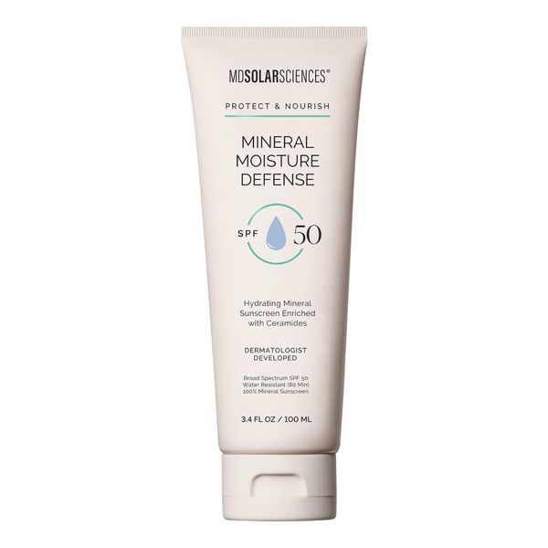 MDSolarSciences Mineral Moisture Defense Body and Face Sunscreen SPF 50 – Wat...
