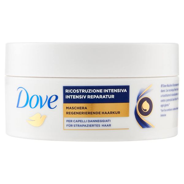 Dove Nutritive Solutions Intensiv Reparatur Regenerierende Haarkur, 200 ml Tiegel