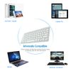 FLY WAY Bluetooth 3.0 Keyboard, Portable Wireless Keypad,Universal Slim Bluetooth Keyboard for iOS, Android, Windows and Other Bluetooth Devices（German）