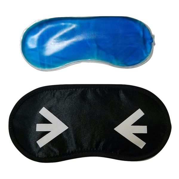 Cool Unisex Therapeutic Cold / Warm Sleeping / Travel Eye Mask Gel Pack