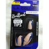 L.A. COLORS Nails Shiny Better Half Blue  glue on Medium Coffin