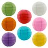 8 Assorted (Different) Color Chinese/japanese Paper Lanterns/lamps 12" Diameter
