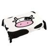 Walmsco Tablecloth Black White Cow Decor For Dining Room Kitchen Rectangular Table Cover 132 * 178cm