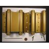 FERUM #876-5"-GOLD DOUBLE-ACTING SPRING HINGE, SPRAYED GOLD FINISH