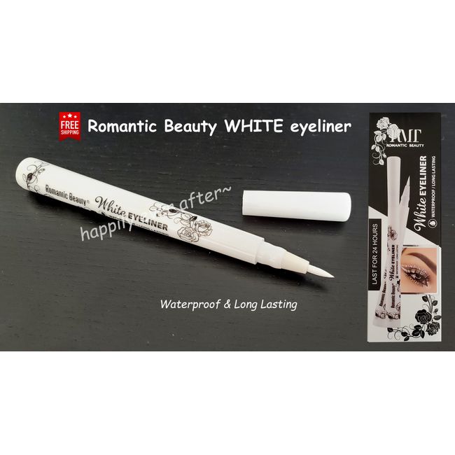 Romantic Beauty WHITE EYELINER - Waterproof & Long Lasting White Eyeliner