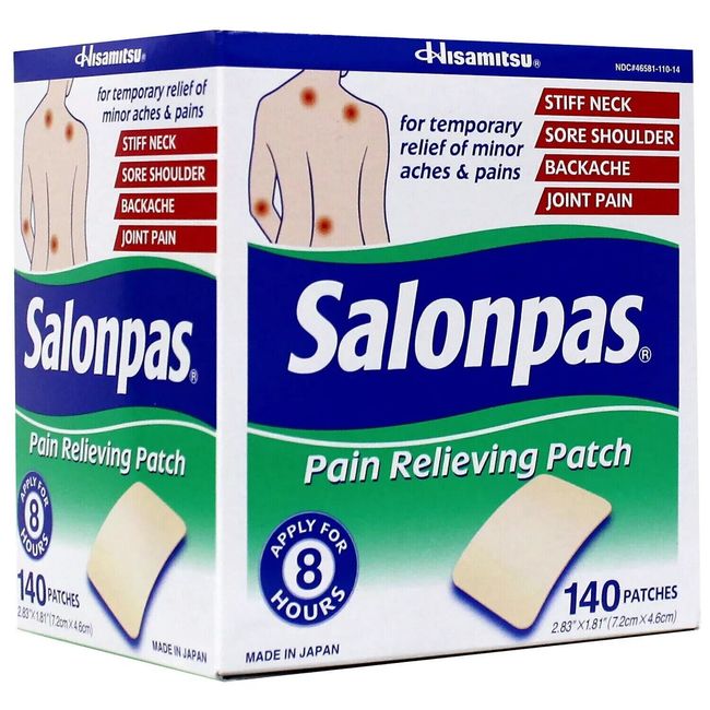 Salonpas Flexible Pain Relieving Patch (140 ct.)