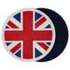 England Round Flag Embroidered Velcro Patch