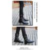 Formanism Casual Engineer Biker Studded Men's Boots, Black