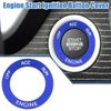 Engine Start Button Sticker for Dodge Charger Challenger Aluminum Alloy Blue