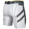 CHAMPRO unisex child Wind Up Compression Polyester Spandex Sliding Short, White, X-Small US