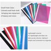 10Pcs A4 Presentation Folder, A4 Project Folder, Presentation Folders, Project Folders, Document Organiser Holder Case Plastic, Document Files Transparent Cover with 2 Hole Binding Blip(5 Colors)