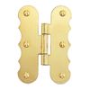 Door Hinges Scalloped Flush Cabinet Hinges Solid Brass Folding Cabinet Door