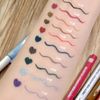 GECOMO Extra Fine Durable Eyeliner Pencil Waterproof Eyeliner Pencil 1.2ml (55# Yellow)