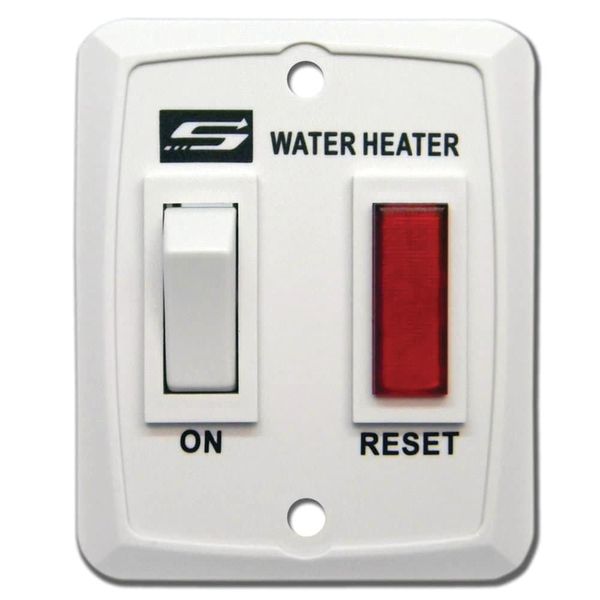 Suburban MFG 234589 Standard Water Heater Wall Switch Assembly - White