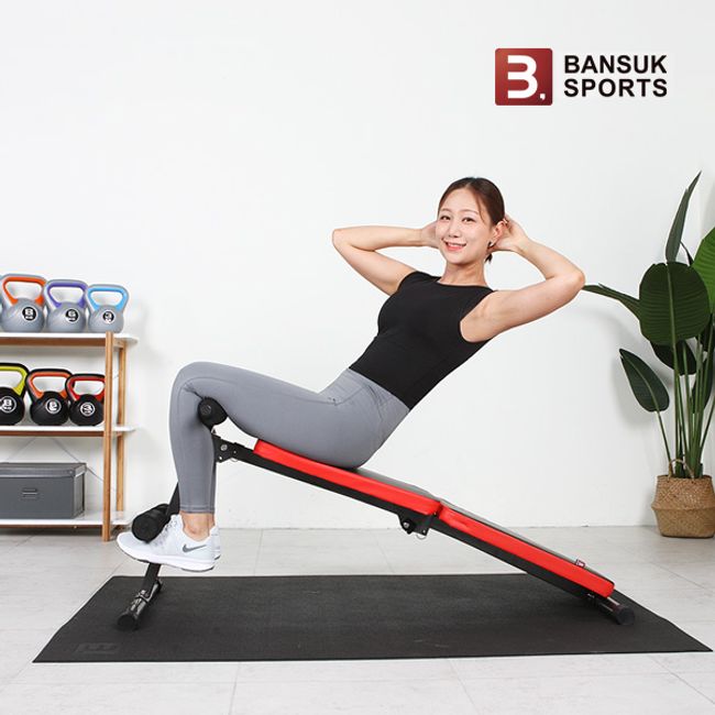 [Banseok Sports] Black Rose Sit-up (foldable) Sit-up foldable sit-up, single item