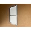 (50-Pk)  5” END CAP K-STYLE (25 right and 25 left) WHITE