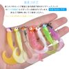 Worm Set Jig Head Worm Soft Lure Aging Mebaling Grab Worm Light Game Beginners 17pcs