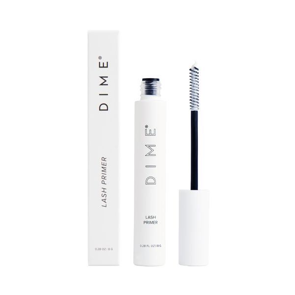 DIME Beauty Lash Primer, Eyelash Primer for Added Mascara Volume and Length, White Prime and Growth Serum, 8 g / 0.28 oz