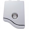 Technical Precision Replacement for Peterbilt 379 Year 2001 Chrome AC Heater Filter Door
