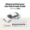 TouchUpDirect 1J7 Atomic Silver Metallic Compatible with Lexus Exact Match Touch Up Paint Brush - Preferred Kit