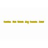 Caution This Vehicle May Contain Nuts Sticker Yellow