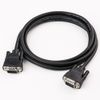 DTECH RS232C Serial Cable, 2m Straight Cable Male to Male Data Transfer DB9 Cable