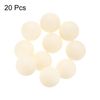 sourcing map 20pcs Nylon Bearing Balls 1" 25.4mm Solid Plastic Balls, Precision Mini Nylon Balls