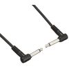 TECH Patch Cable, 19.7 inches (50 cm) (L/L) Diameter 2.0 inches (5 mm), P-50, Black